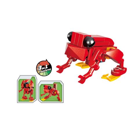 Qman Multivariant Combat Team 2103-2 Frog Scarlet 3v1