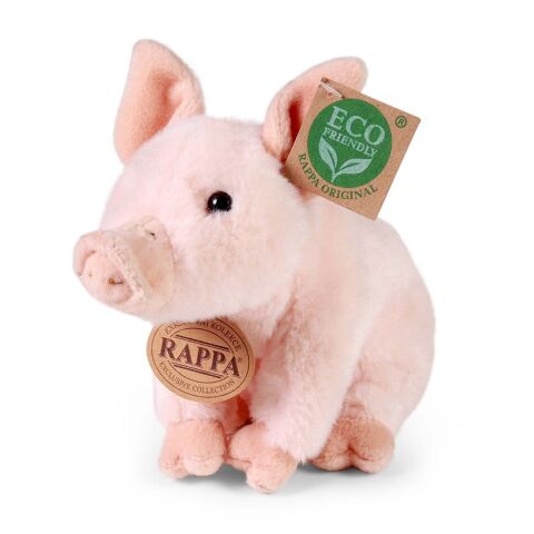 Rappa Plush pig 18 cm ECO-FRIENDLY