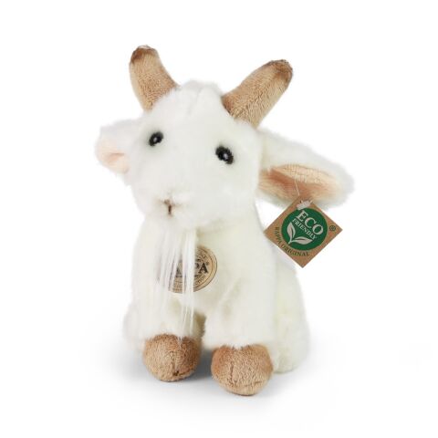 Rappa Plush sitting goat 18 cm ECO-FRIENDLY