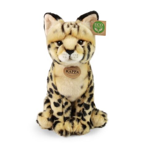 Rappa Plush serval 30 cm ECO-FRIENDLY