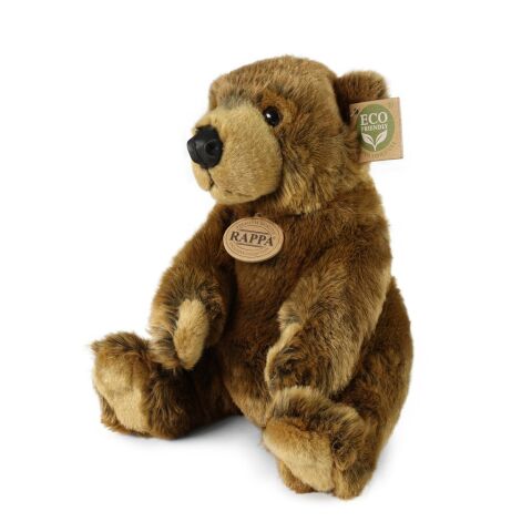 Rappa Plush brown bear 24 cm ECO-FRIENDLY