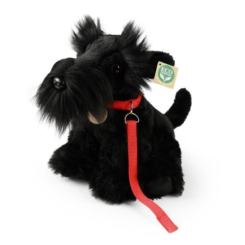 Rappa Plush dog schnauzer with leash 30 cm ECO-FRIENDLY
