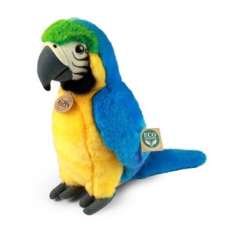 Rappa Plush parrot Ara 28 cm ECO-FRIENDLY
