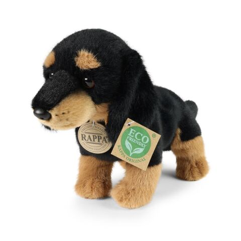 Rappa Plush dog dachshund 23 cm SOFT COLLECTION, ECO-FRIENDLY