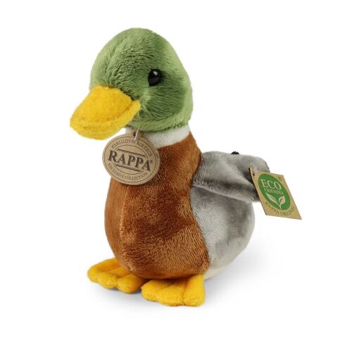 Rappa Plush Mallard Duck 22 cm ECO-FRIENDLY