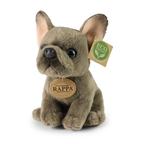 Rappa Plush Dog French Bulldog 18 cm ECO-FRIENDLY