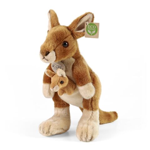 Rappa Plush kangaroo with baby 27 cm ECO-FRIENDLY