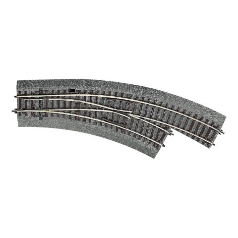 Roco Line Switch BWR2/3 curved right with base - 42557