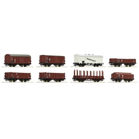 Roco 8 piece truck set DRG - 44003