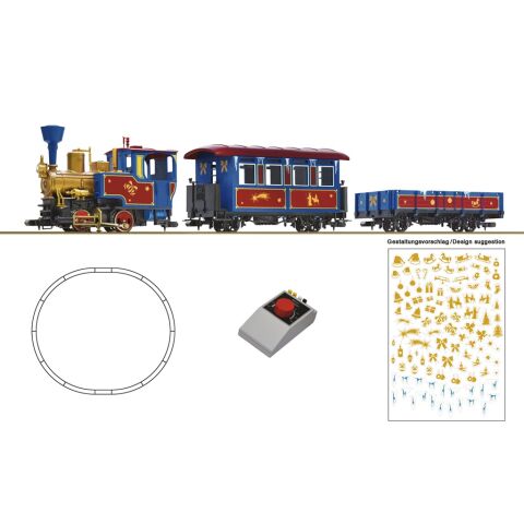 Roco Line Analog starter kit: Christmas Steam Train - 5100003