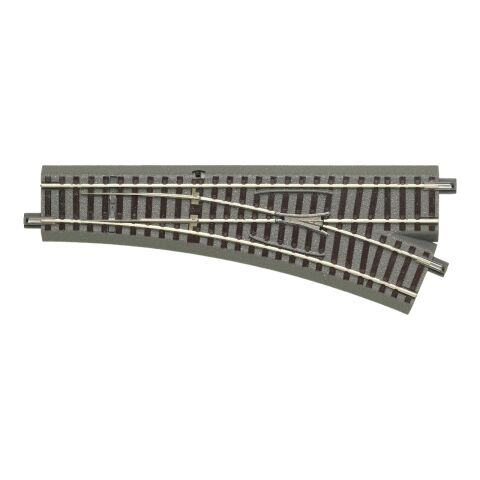 Roco Geoline Single right hand switch with base - 61141