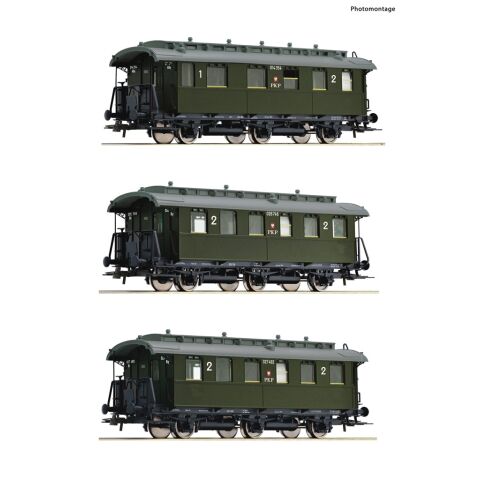 Roco Set of 3 passenger cars PKP - 6200059