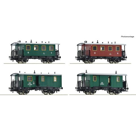 Roco 4-piece set of Passenger train kkStB - 6200190