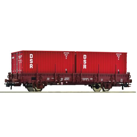 Roco Container wagon DSR, DR - 6600138