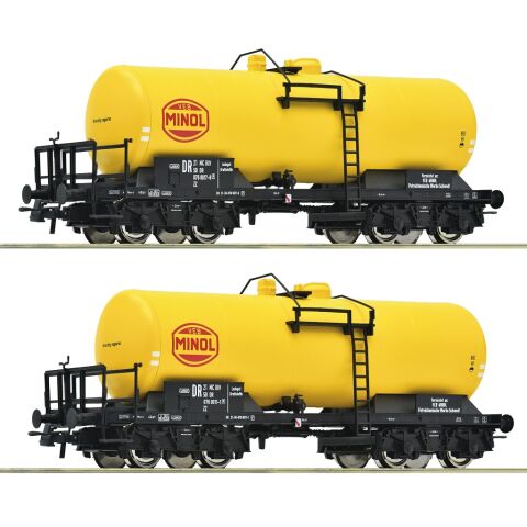 Roco Set of 2 tank wagons Minol, DR - 6600199