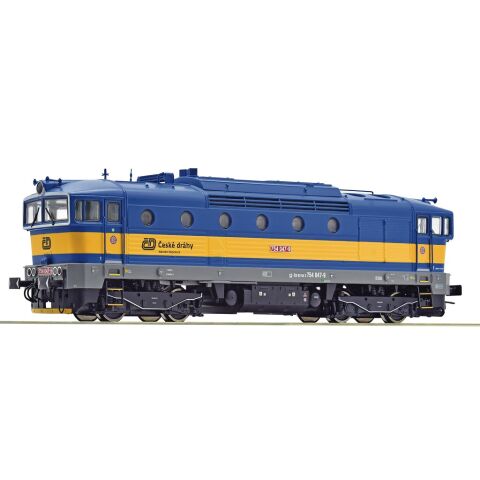 Roco Diesel locomotive 754 047-9 ČD, digital - 7310089
