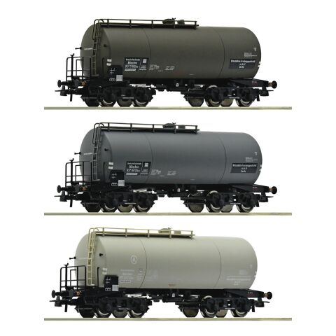 Roco Set of 3 tank wagons, DRG - 76015