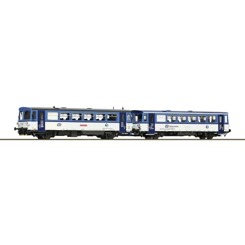 Roco Diesel Railcar 810 472-1 with Trailer BDtax ČD, Digital - 7790004