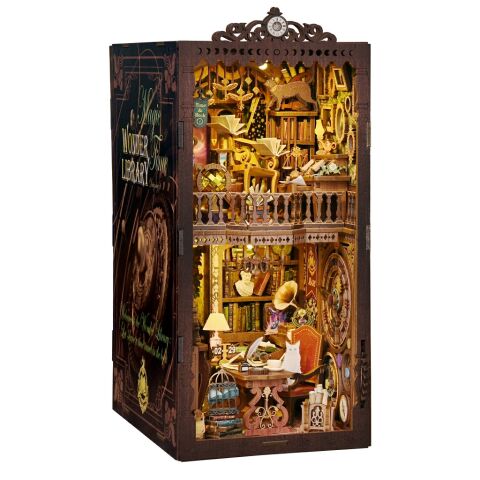 2Kids Toys DIY Book Nook Miniature House Mystical Library