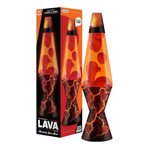 Schylling LAVA Lamp Volcano Red-Orange 36.8 cm