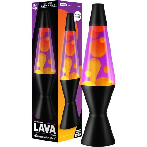 Schylling LAVA Lamp Purple-Yellow 36.8 cm