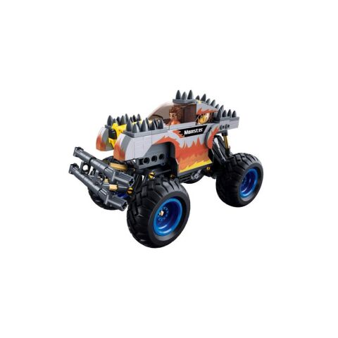 Sluban Power Bricks Retractable Silver Fireball Off-road Monster