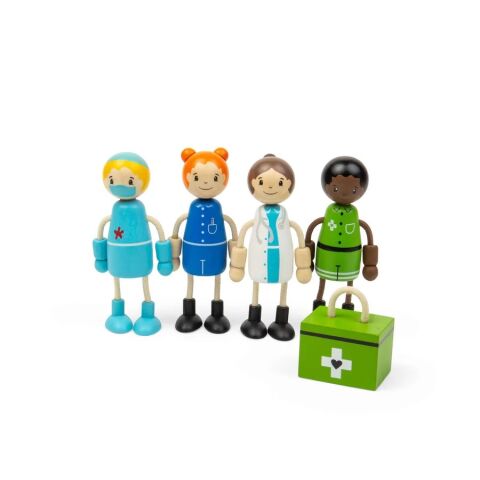 Tidlo Wooden figures Paramedics