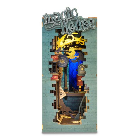RoboTime DIY Book Nook Miniature house Magic Alley