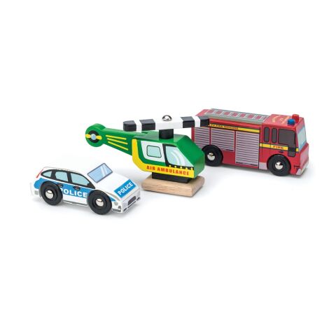 Le Toy Van Set of Rescue Cars