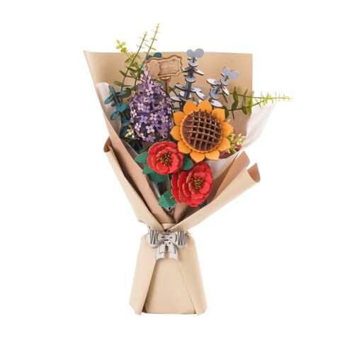 RoboTime 3D wooden jigsaw puzzle Bouquet