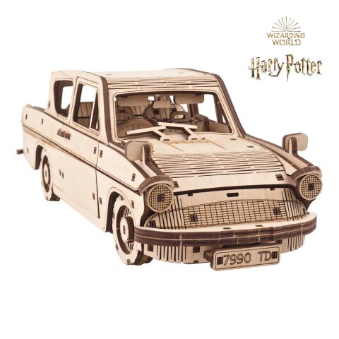 Ugears 3D Wooden Mechanical Puzzle Harry Potter Flying Ford Anglia