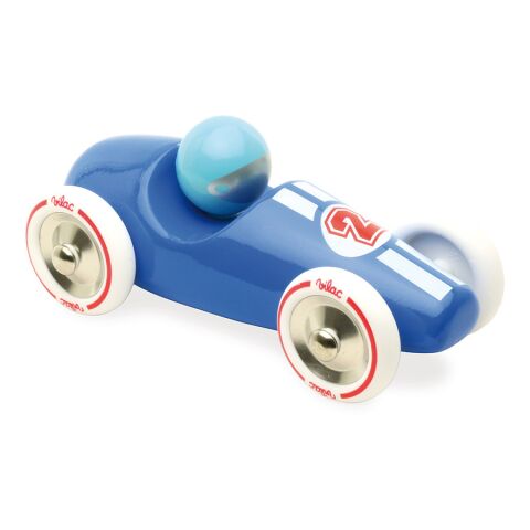 Vilac Racing car GM blue with white wheels