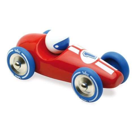 Vilac Racing car GM red with blue wheels