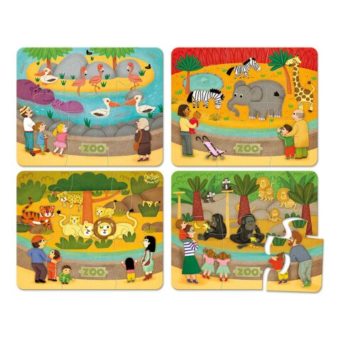 Vilac Wooden Puzzle Zoo