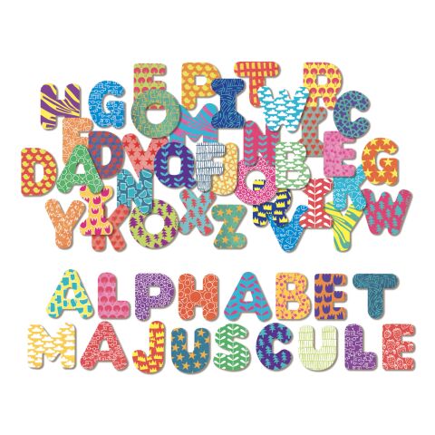 Vilac Wooden magnets Big alphabet 56pcs