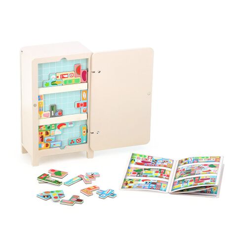 Vilac Wooden magnetic game Save it right! Refrigerator
