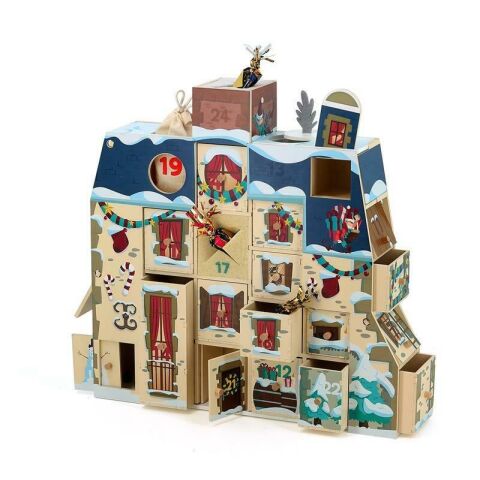 Vilac Wooden advent calendar to fill Little House