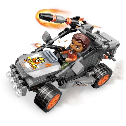 Qman Mine City Police W11011-2 Escape Kart