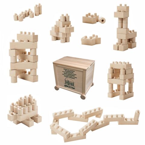 Walachia Wooden folding kit Construct easy box 138 pieces