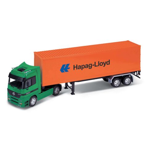 Welly Tractor with trailer Mercedes-Benz Actros 1:32