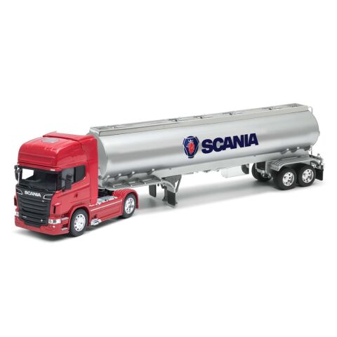 Welly SCANIA V8 R730 OIL TANKER 1:32 red
