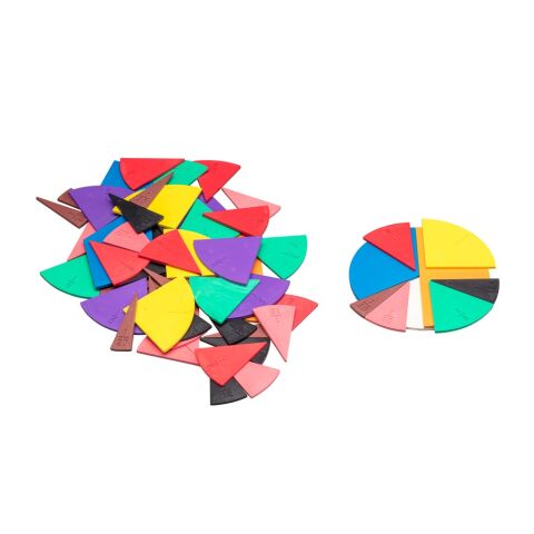Wissner Circular sections for teaching fractions 71 pcs