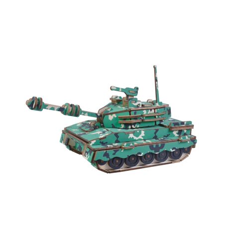 Woodcraft Wooden 3D Puzzle Medium Tank