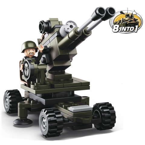 Sluban Army 8into1 M38-B0587E Cannoneer