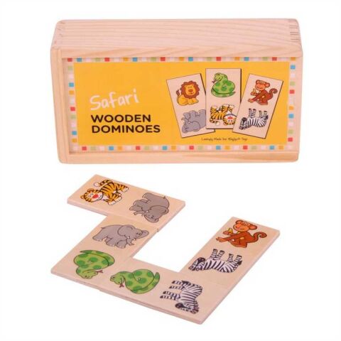 Bigjigs Toys Wooden domino safari