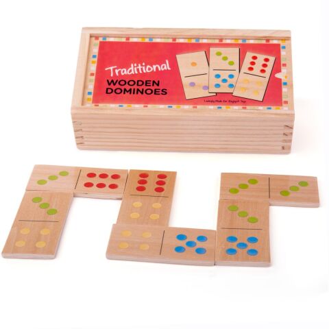 Bigjigs Toys Wooden dominoes classic