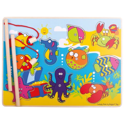 Bigjigs Toys Wooden Sea Fishing