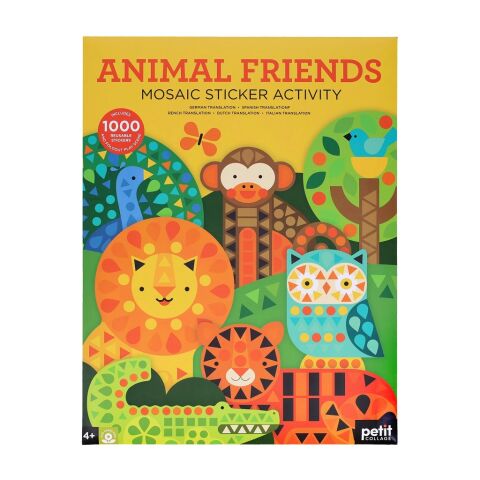 Chronicle Books Animal Friends Mosaic Sticker Activities