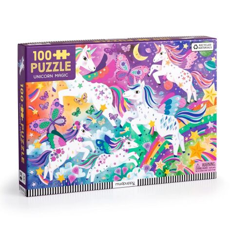 Mudpuppy Puzzle Magic Unicorns 100 pieces