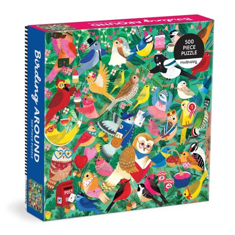 Mudpuppy Puzzle Bird World 500 pieces
